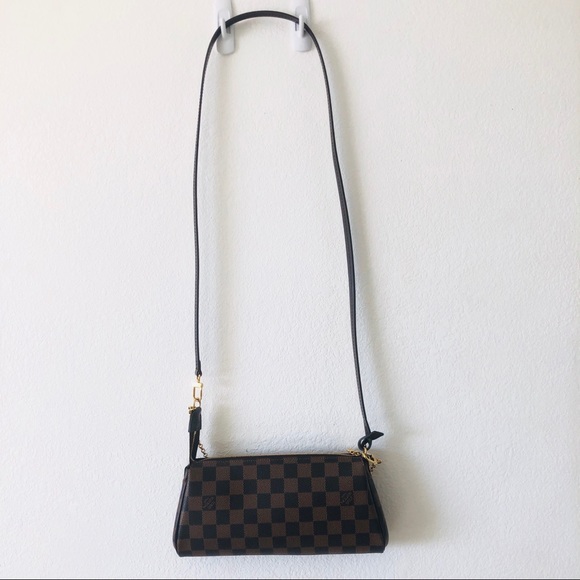 LOUIS VUITTON Eva Damier Ebene chain shoulder bag - Picture 3 of 8